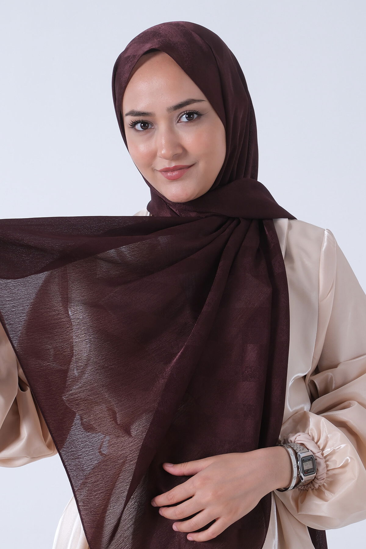 Acı Kahve Ahsen Jakar Şal - 4