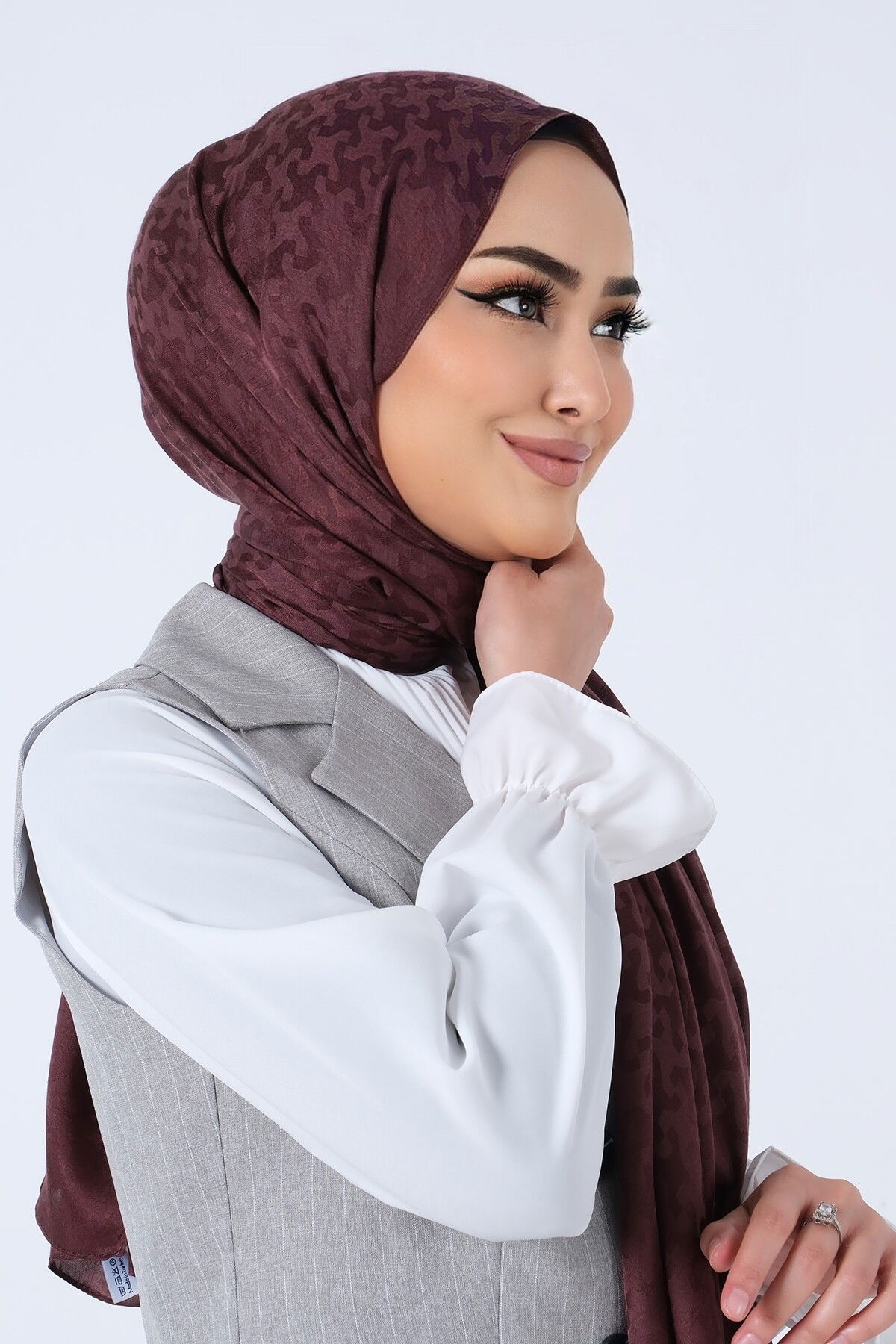 Acı Kahve Eslem Jakar Şal - 3