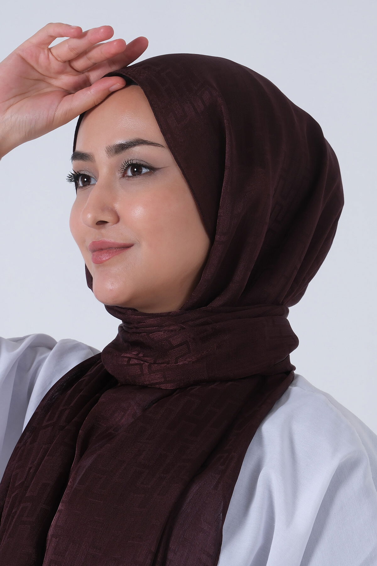 Acı Kahve Nisa Jakar Şal - 2