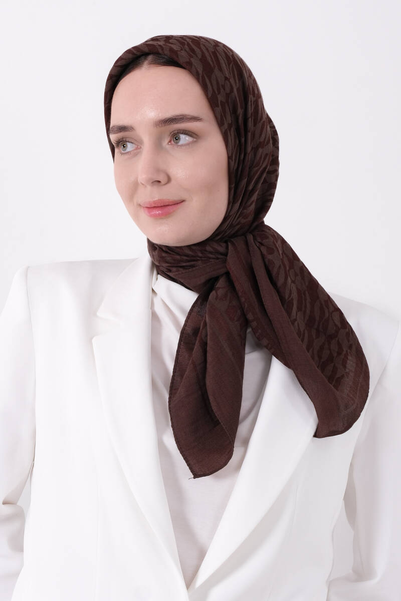 Acı Kahve Pırlanta Miora Eşarp - harem