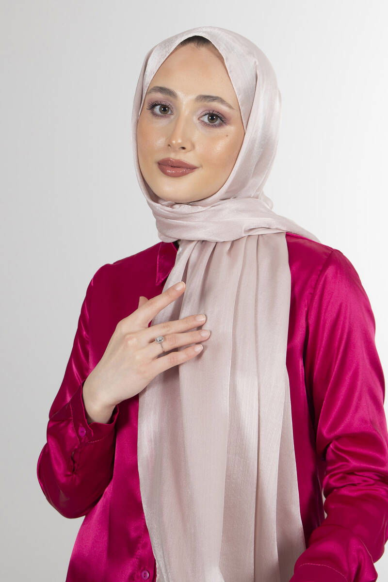 Açık Bej Janjan Şal - harem