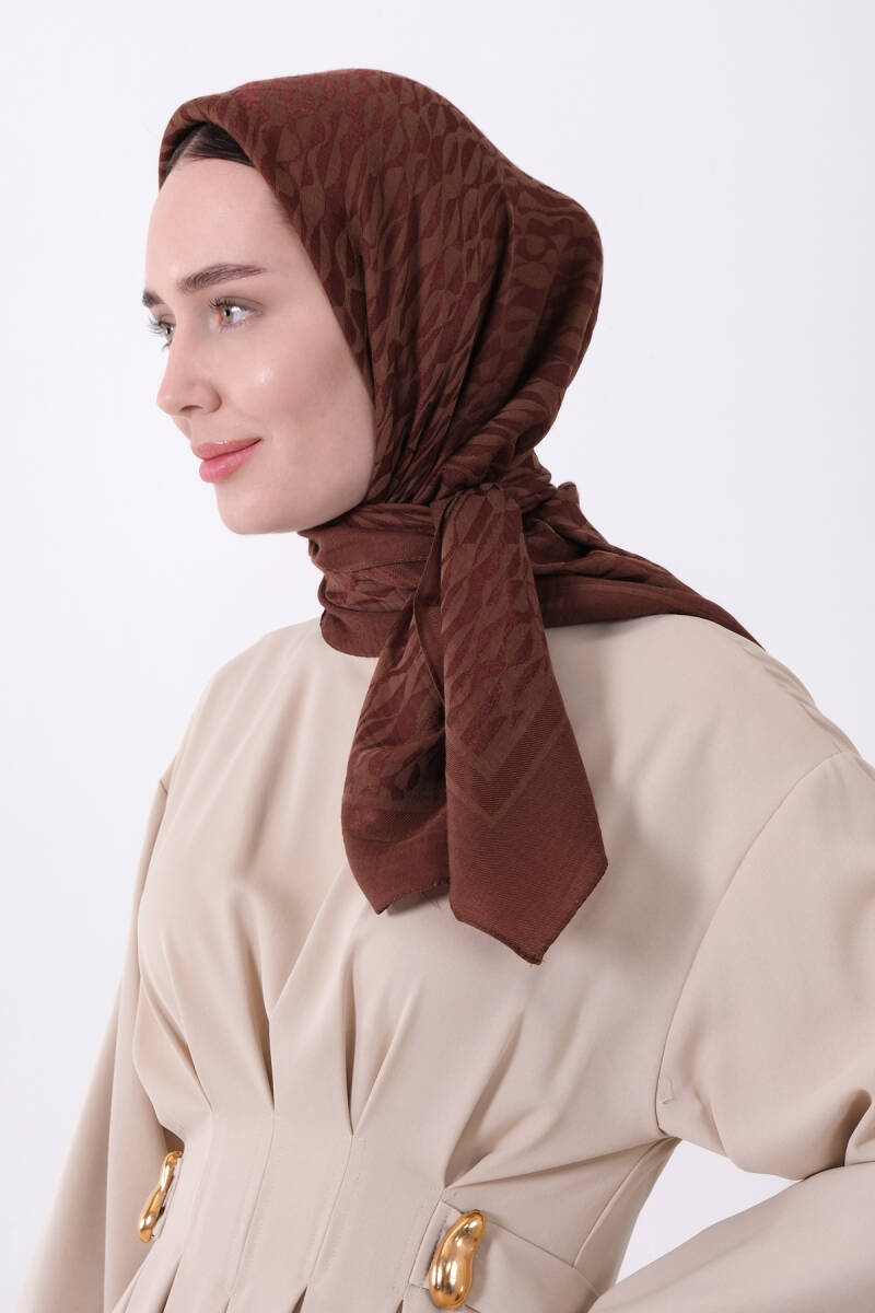 Çikolata Pırlanta Miora Eşarp - harem
