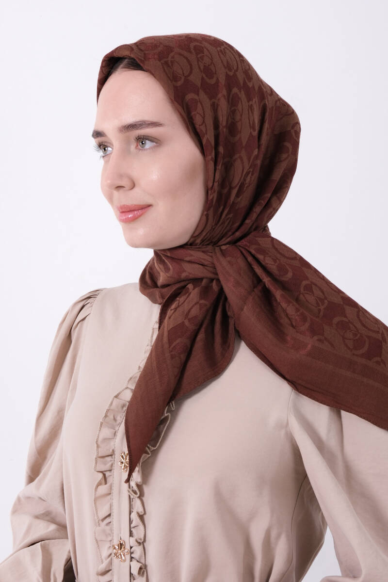 Çikolata Pırlanta Orin Eşarp - harem