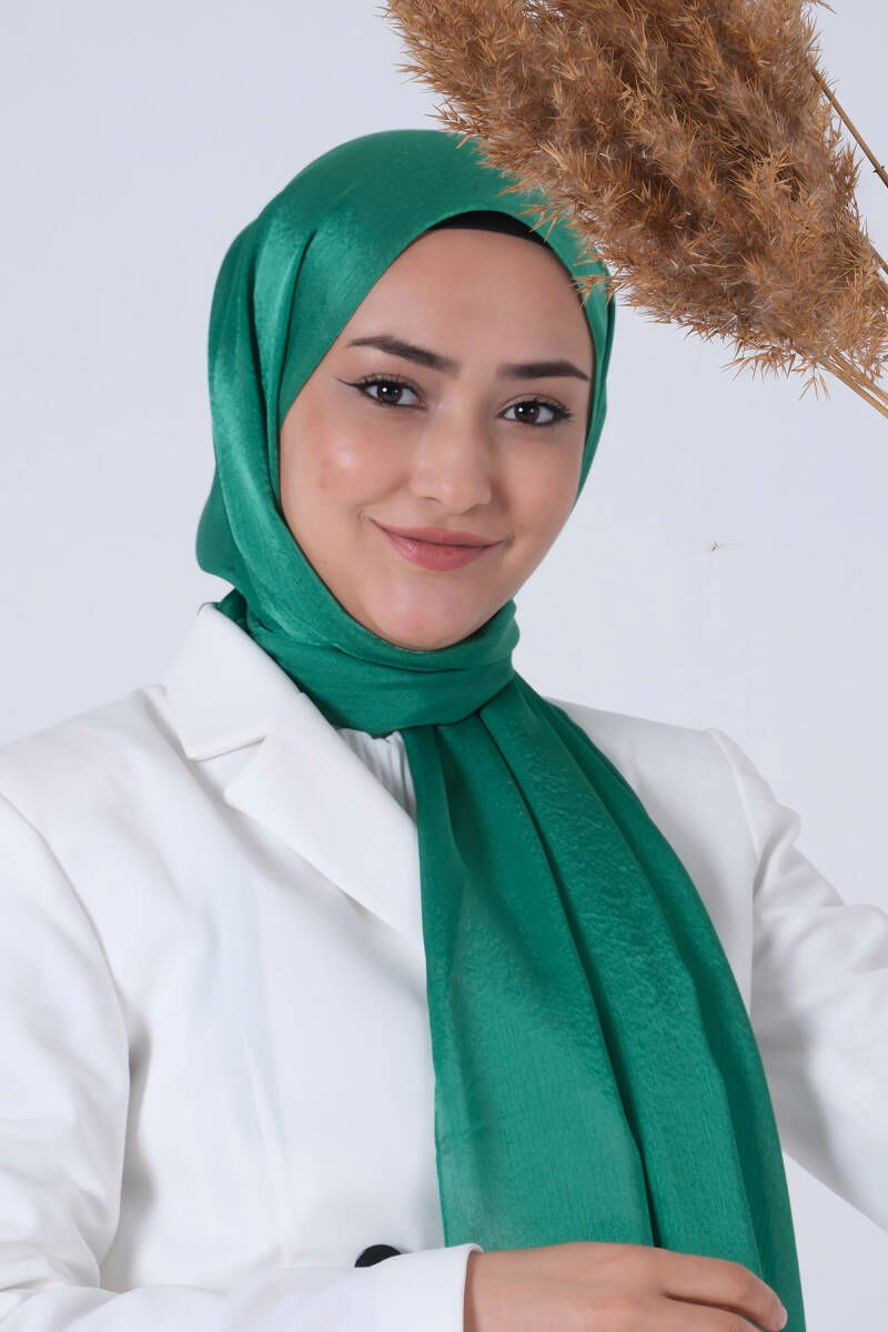 Çim Yeşili Janjan Şal - harem