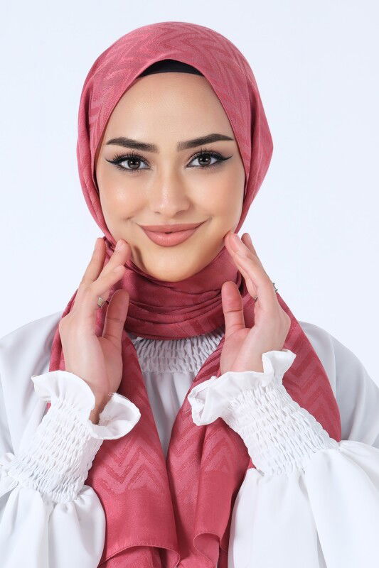 Coral Lino Jakar Şal - 54