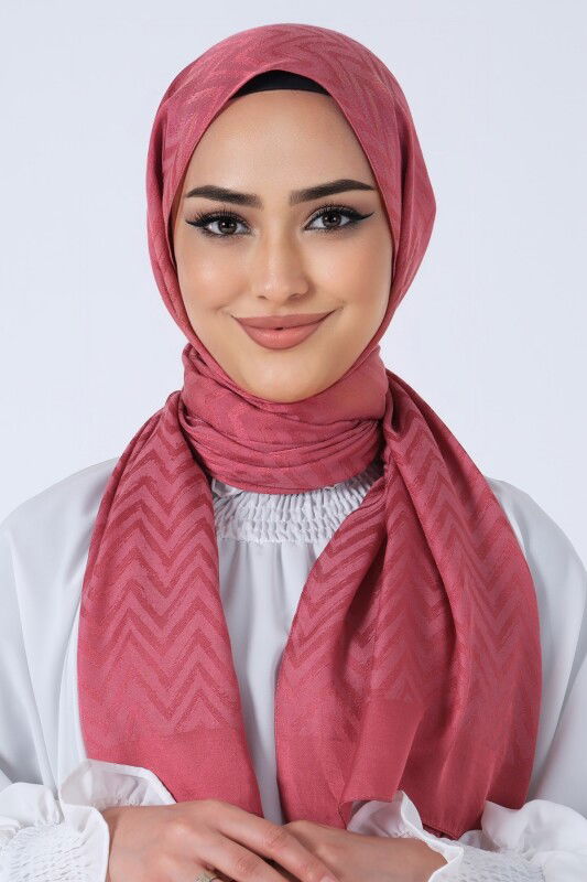 Coral Lino Jakar Şal - 58