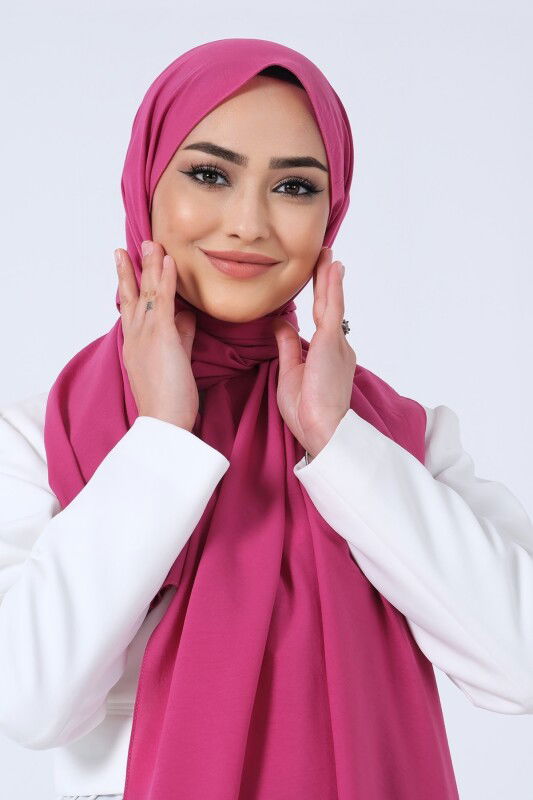 Fuşya Asya Şal - 5