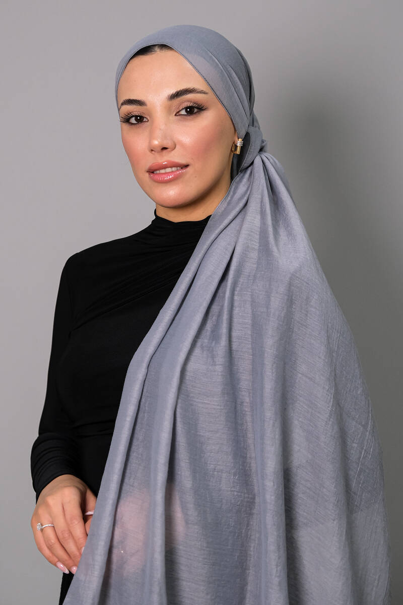 Gri Allya Şal - harem