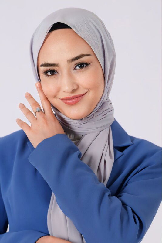 Gri Asya Şal - 4