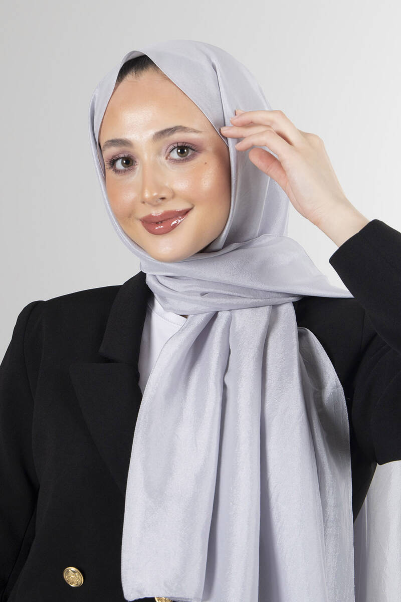Gri Brisa Vual Şal 