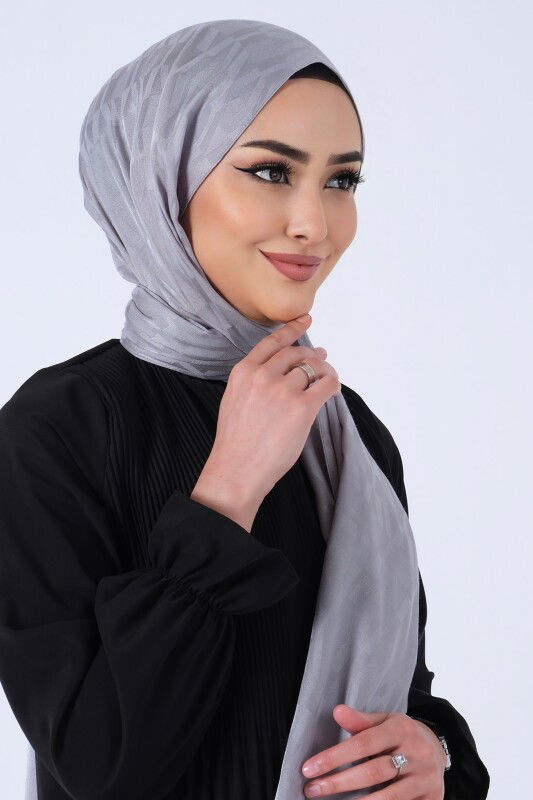Gri Esila Jakar Şal - 18