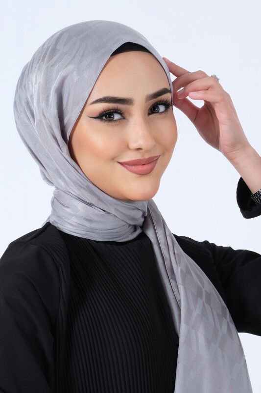 Gri Esila Jakar Şal - 37