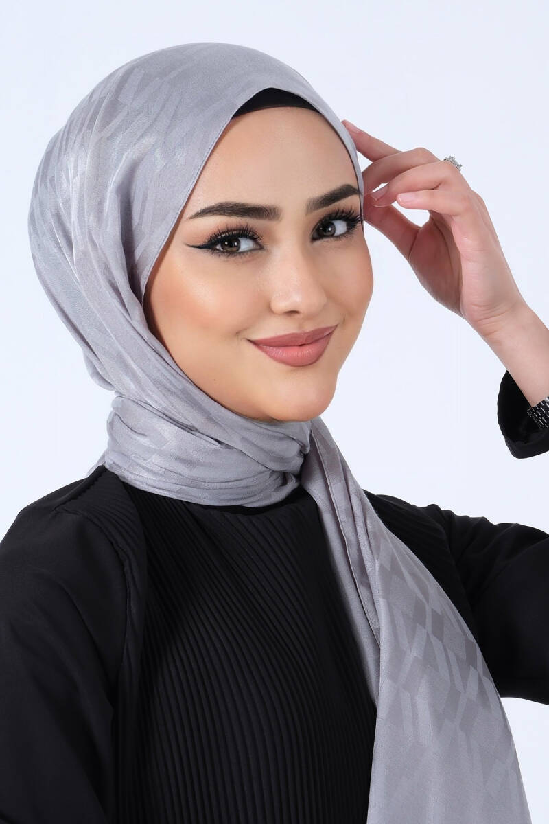 Gri Esila Jakar Şal - harem