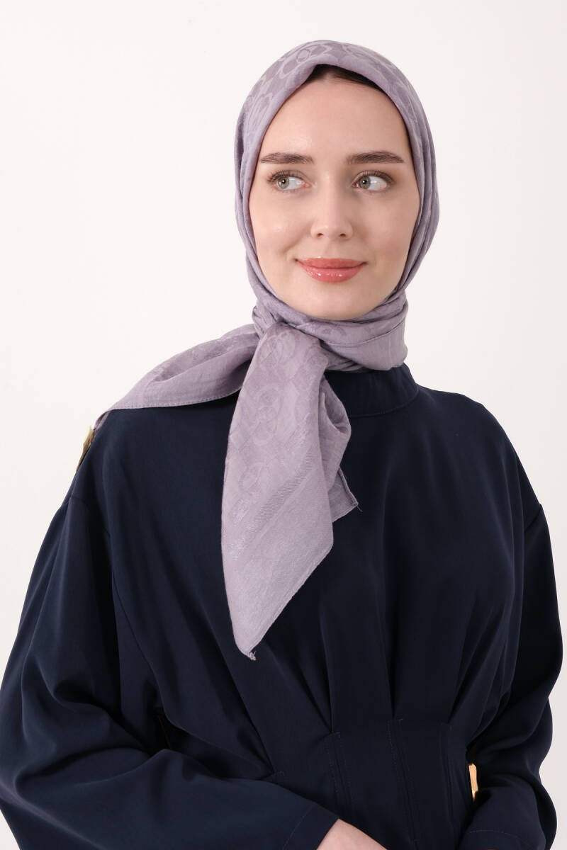 Gri Pırlanta Orin Eşarp - harem