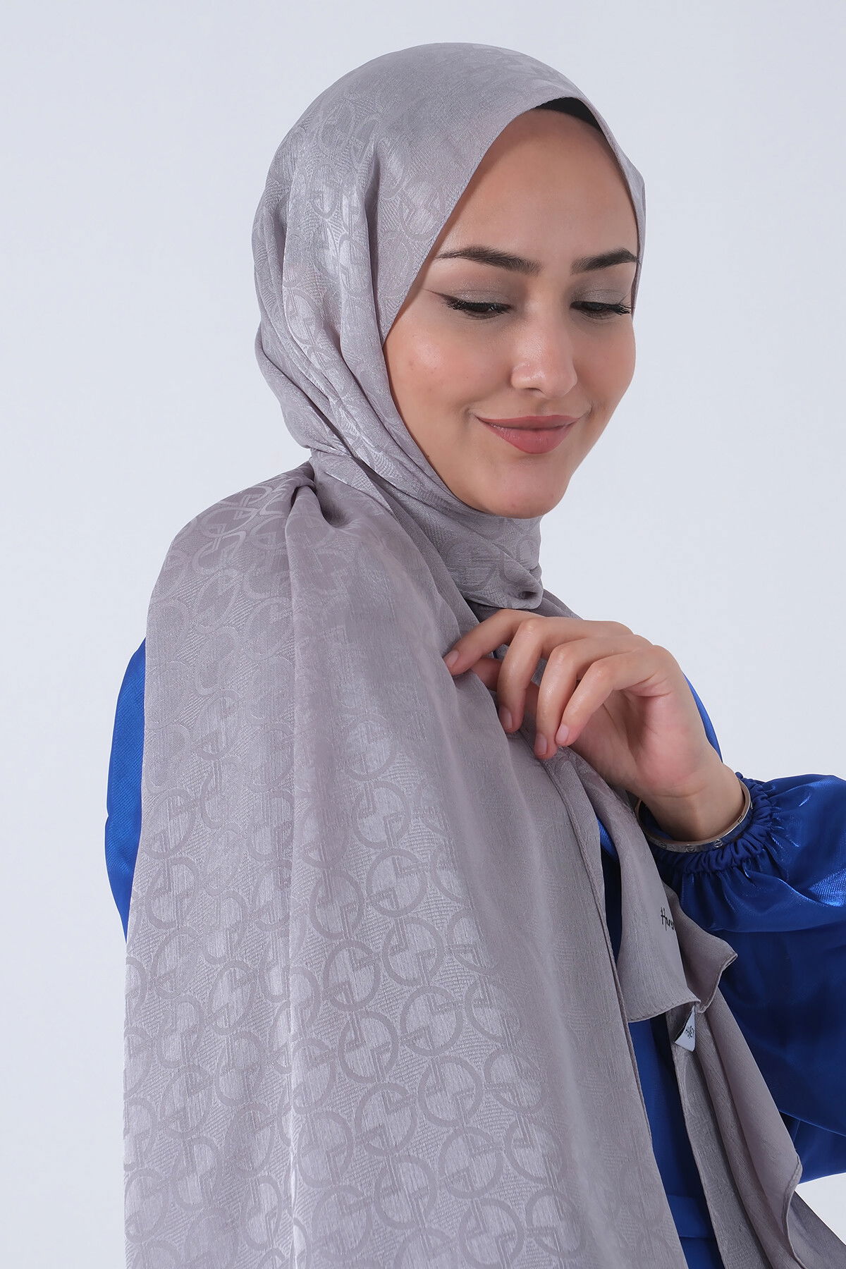 Gümüş Beyza Jakar Şal - 4