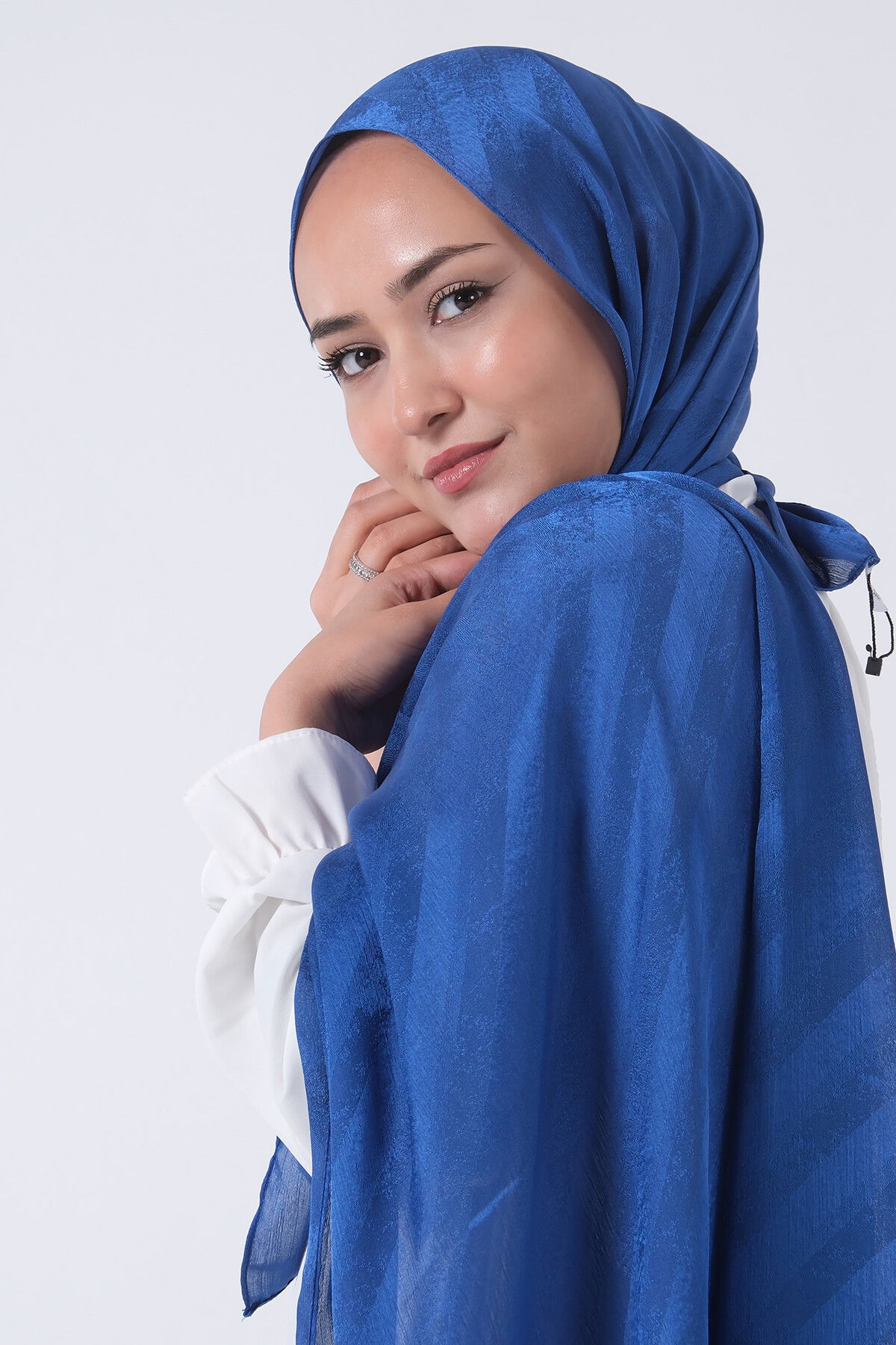 İndigo Ahsen Jakar Şal - 2