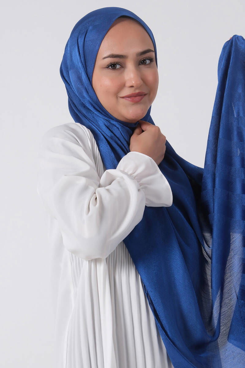 İndigo Ahsen Jakar Şal 