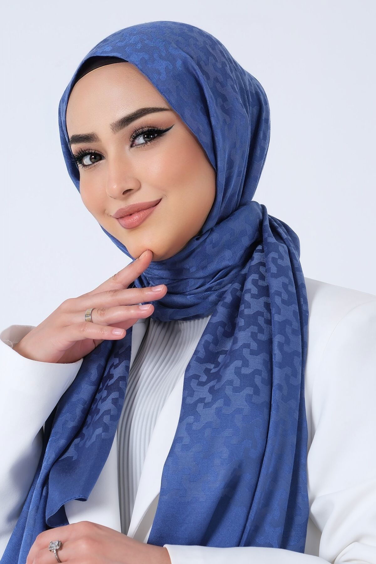 İndigo Eslem Jakar Şal