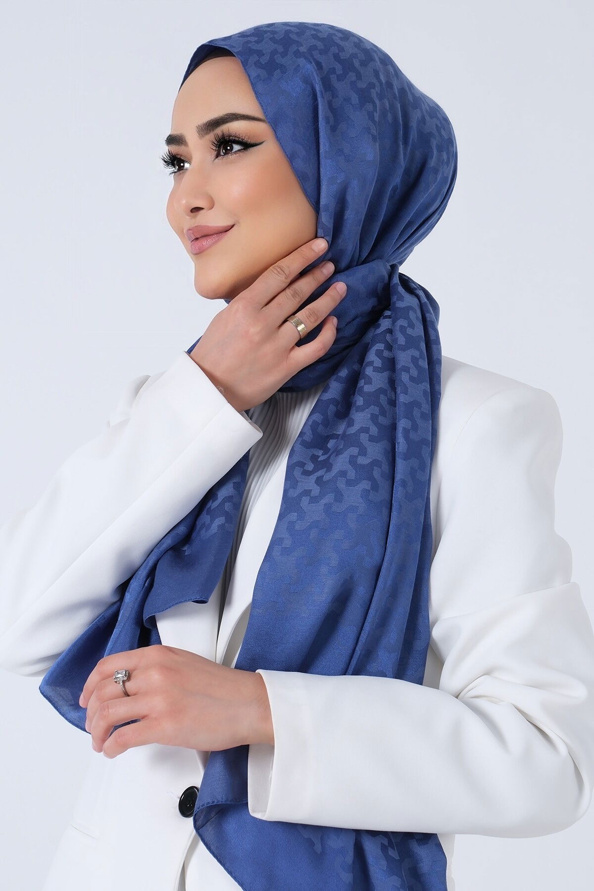 İndigo Eslem Jakar Şal - 1