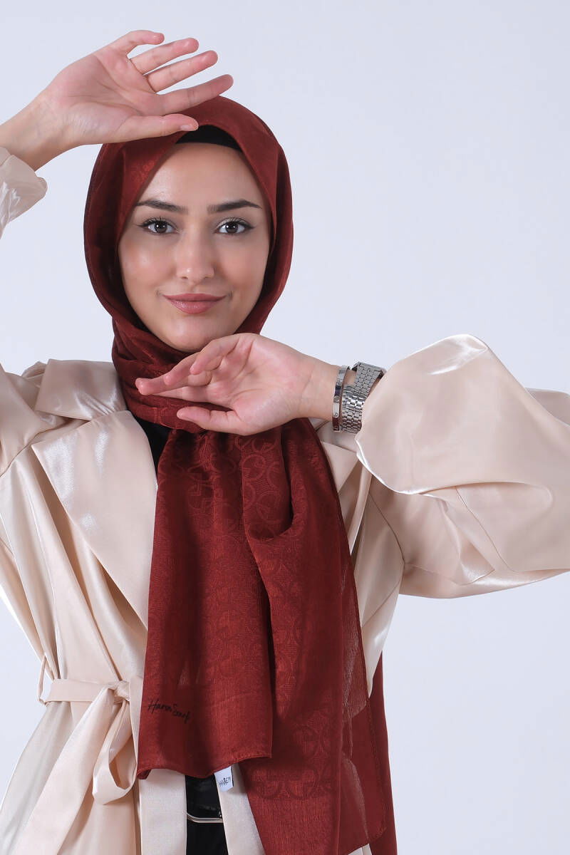 Kiremit Beyza Jakar Şal 