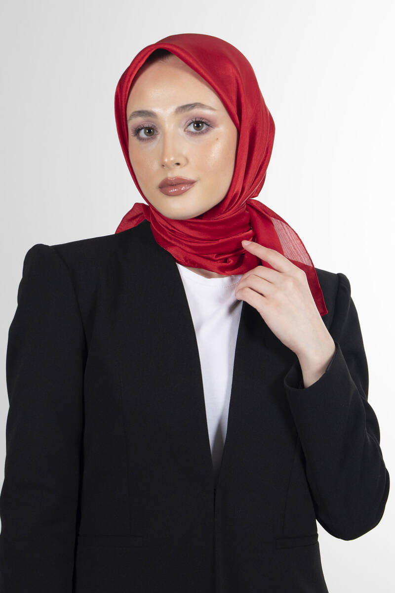 Kırmızı Janjan Eşarp 
