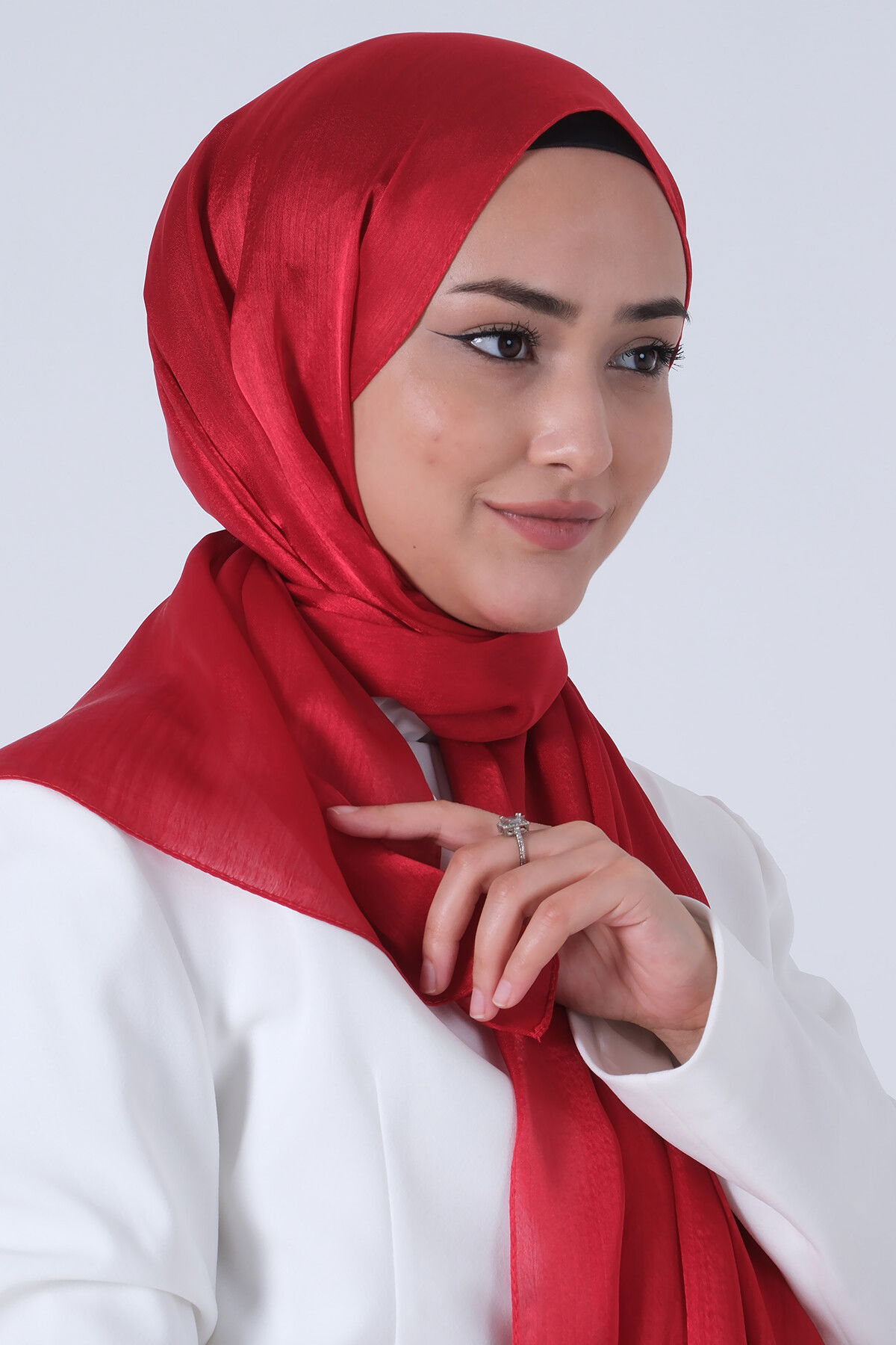 Kırmızı Janjan Şal - 1
