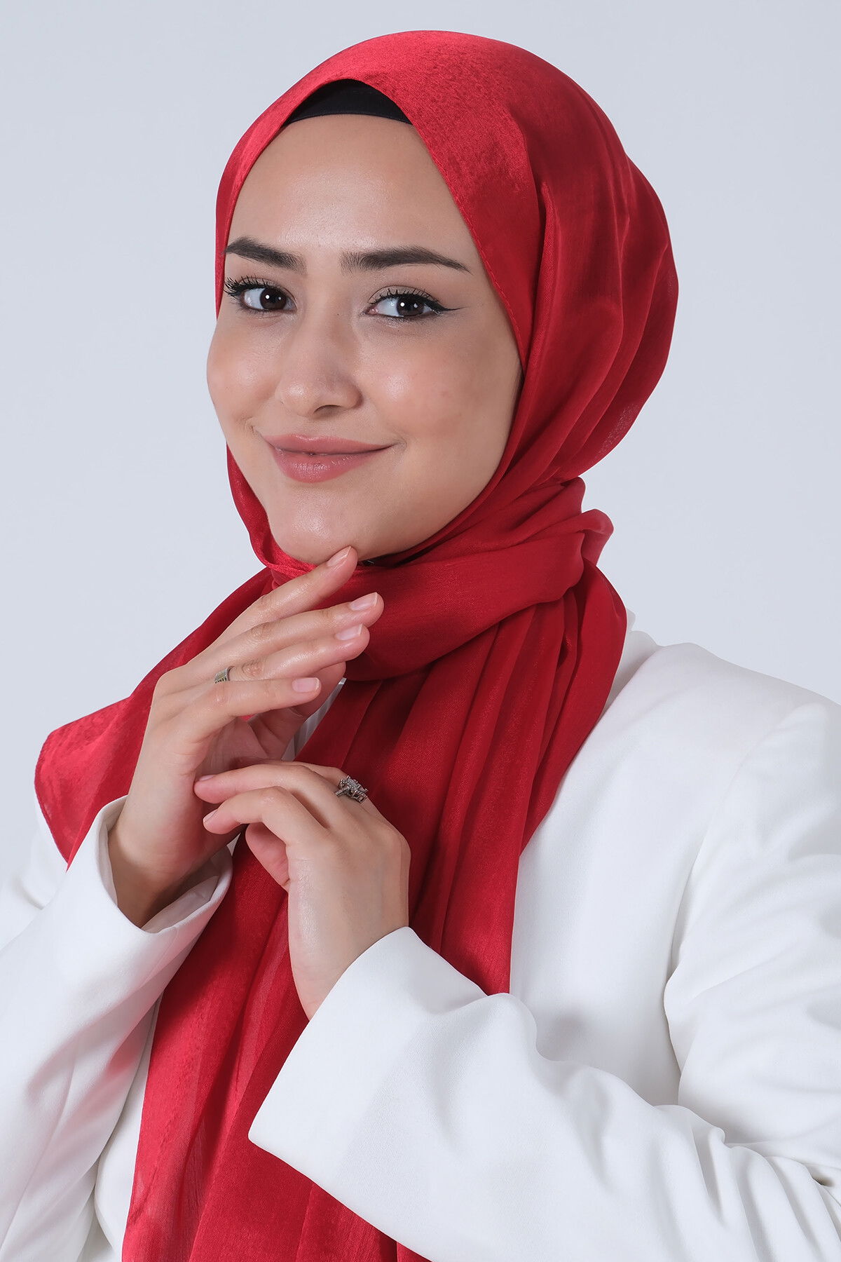 Kırmızı Janjan Şal - 2
