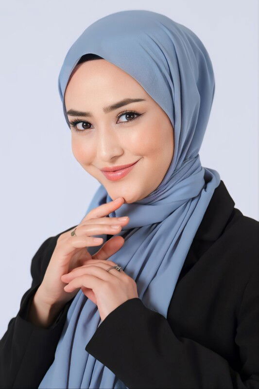 Kot Mavi Asya Şal - 1