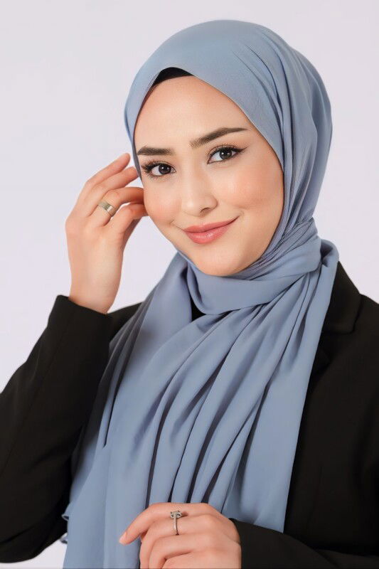 Kot Mavi Asya Şal - 4