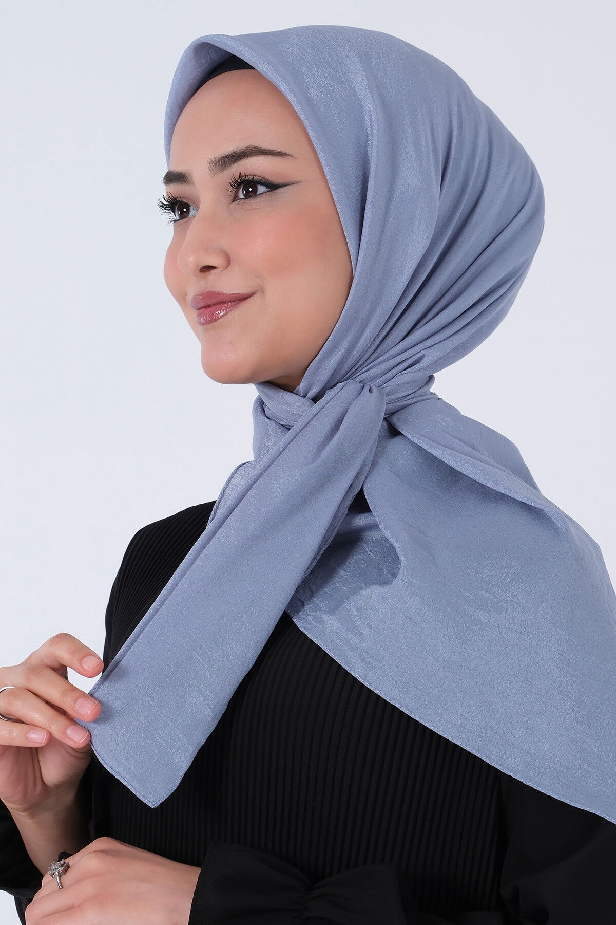 Kot Mavi Brisa Vual Eşarp - 3