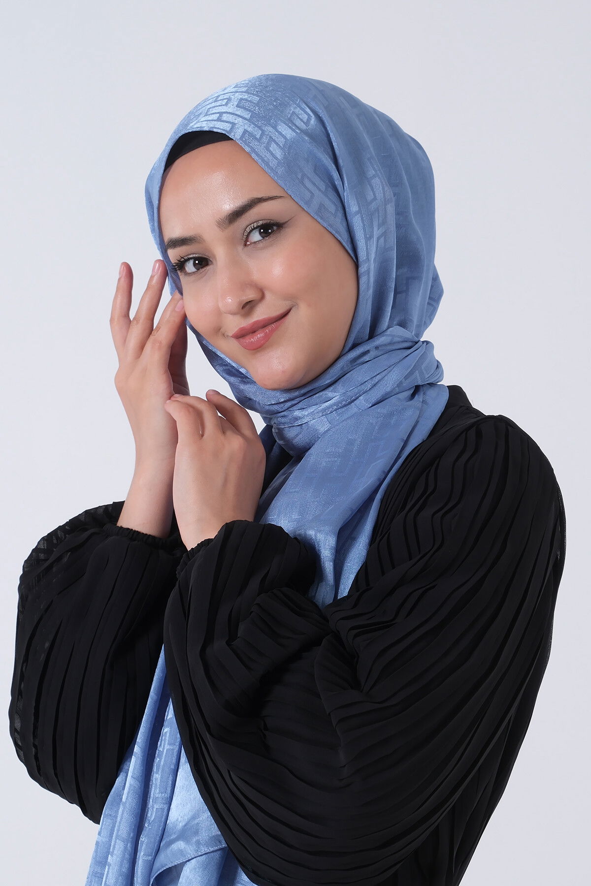 Kot Mavi Nisa Jakar Şal - 1