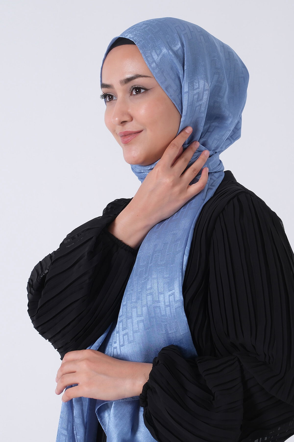 Kot Mavi Nisa Jakar Şal - 4