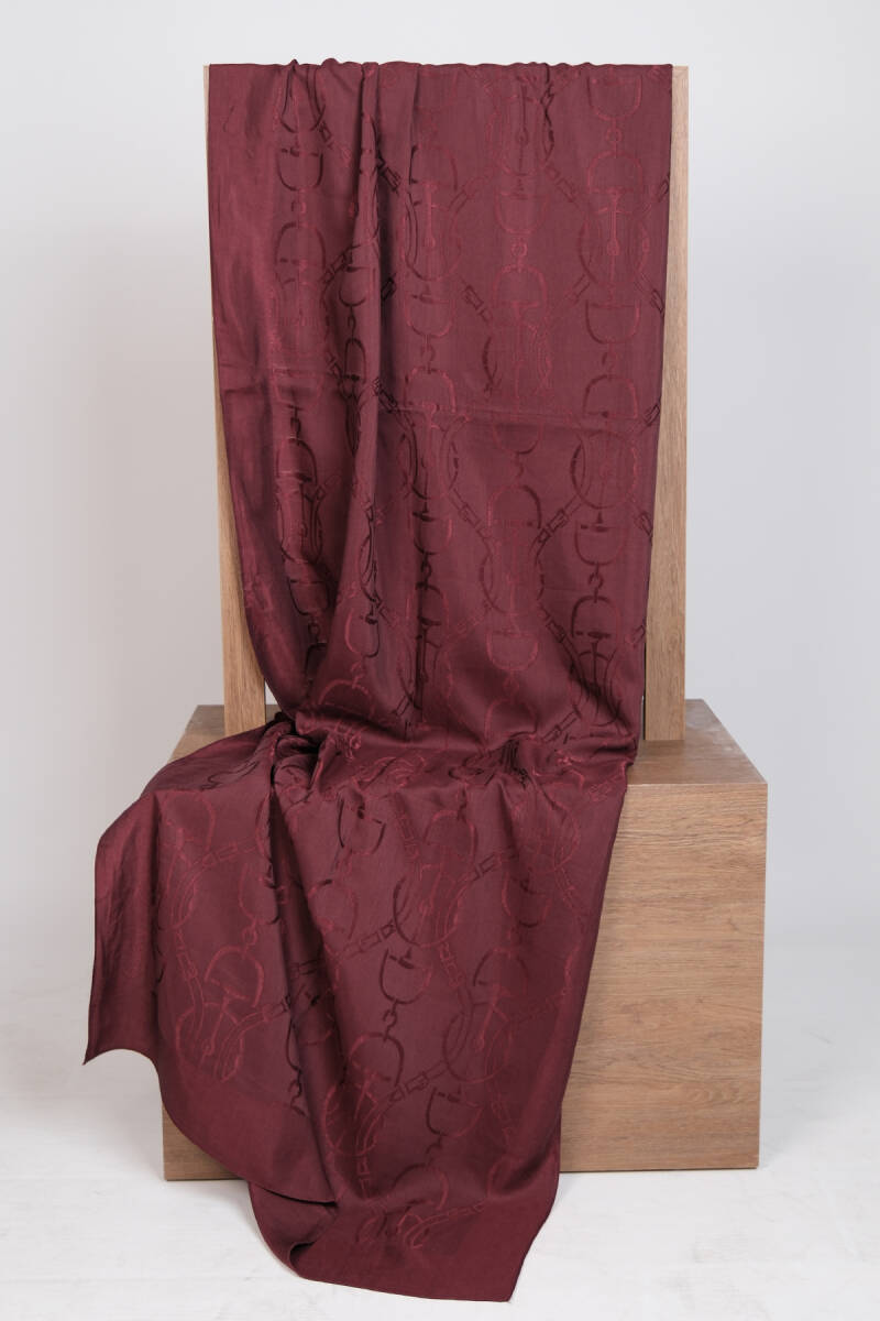 Koyu Bordo Diamond Maria Şal - Harem
