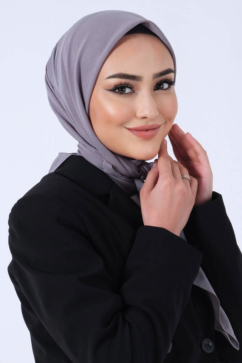 Koyu Füme Asya Eşarp - harem