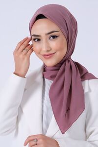 Koyu Lavanta Asya Eşarp - Thumbnail