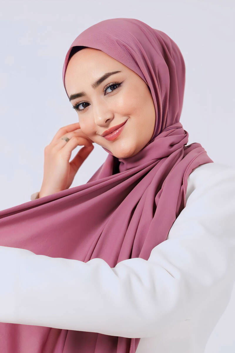 Koyu Lavanta Asya Şal 