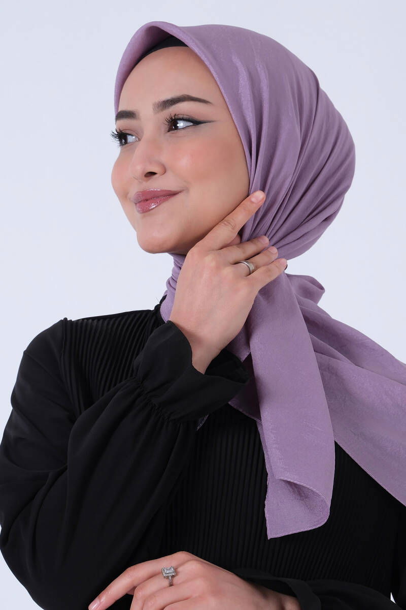 Koyu Leylak Brisa Vual Eşarp - harem