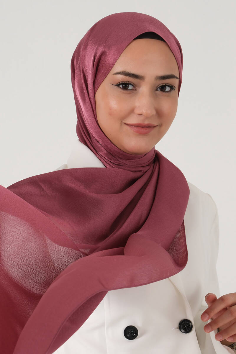 Koyu Leylak Janjan Şal - harem