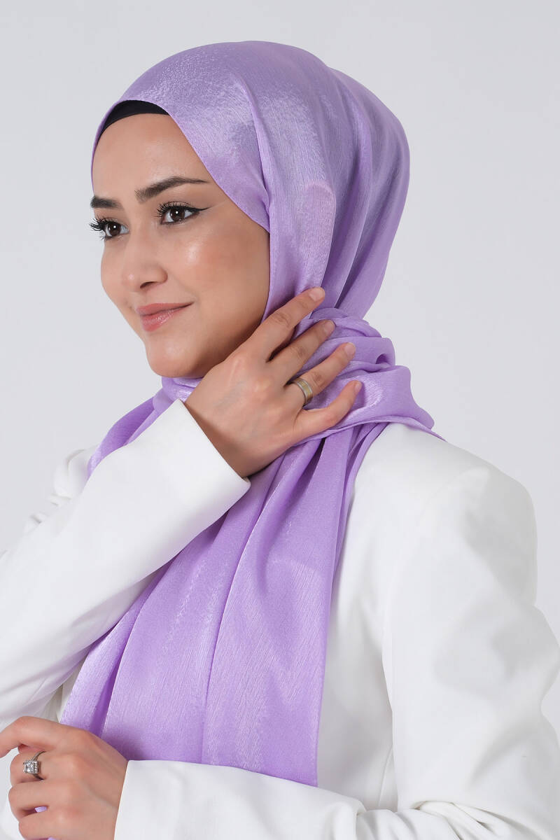 Koyu Lila Janjan Şal - harem