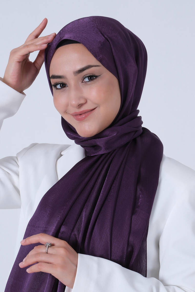 Koyu Mor Janjan Şal - harem