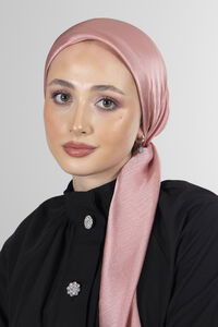 Koyu Pudra Janjan Eşarp - Thumbnail
