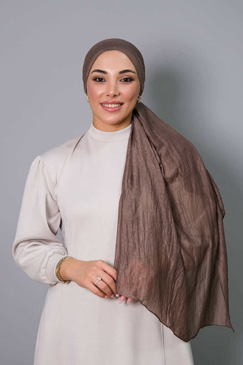 Koyu Vizon Allya Şal - harem