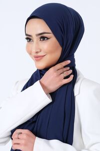 Lacivert Asya Şal - Thumbnail