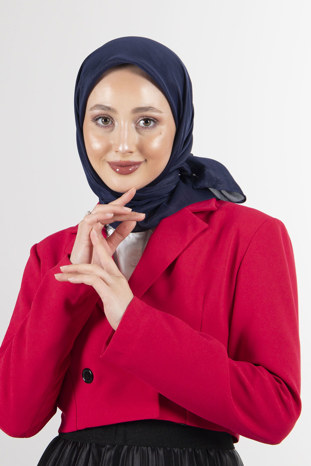Lacivert Brisa Vual Eşarp