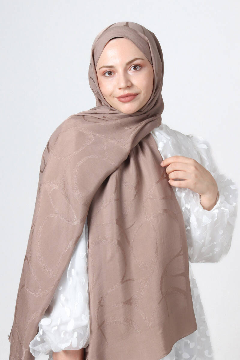 Latte Diamond Hüma Şal - harem