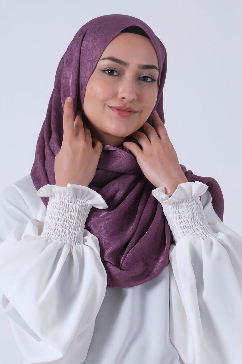 Lavanta Beyza Jakar Şal - harem