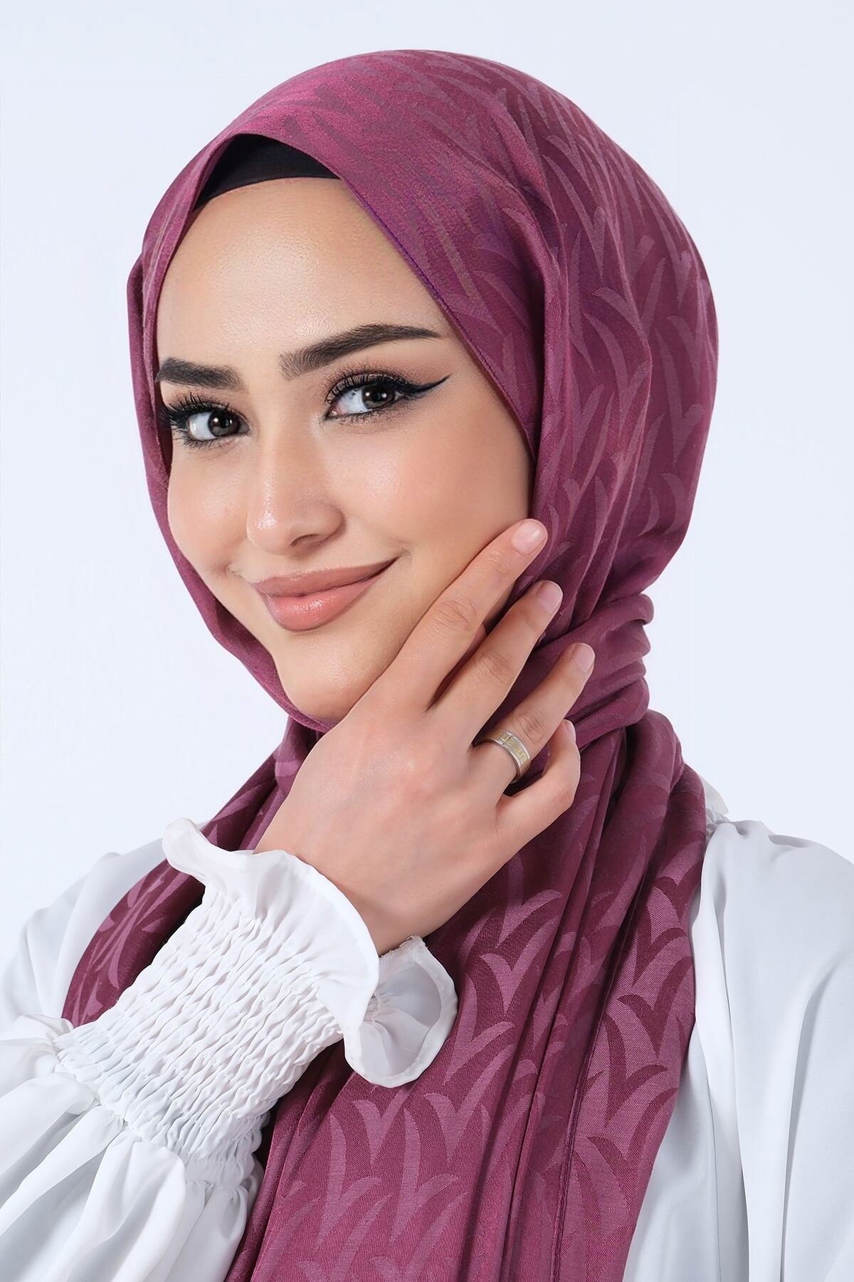 Leylak Ela Jakar Şal