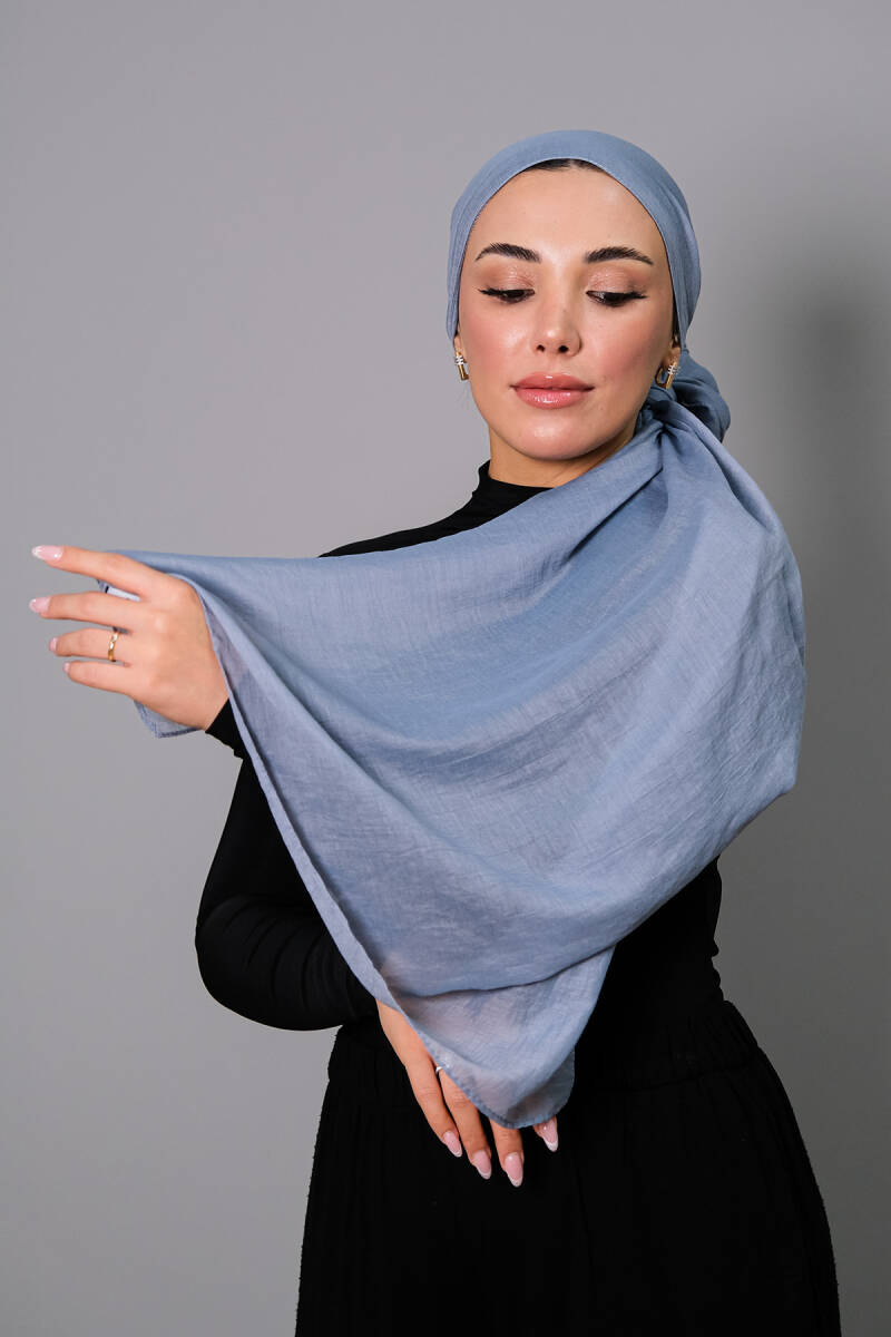 Mavi Allya Şal - harem