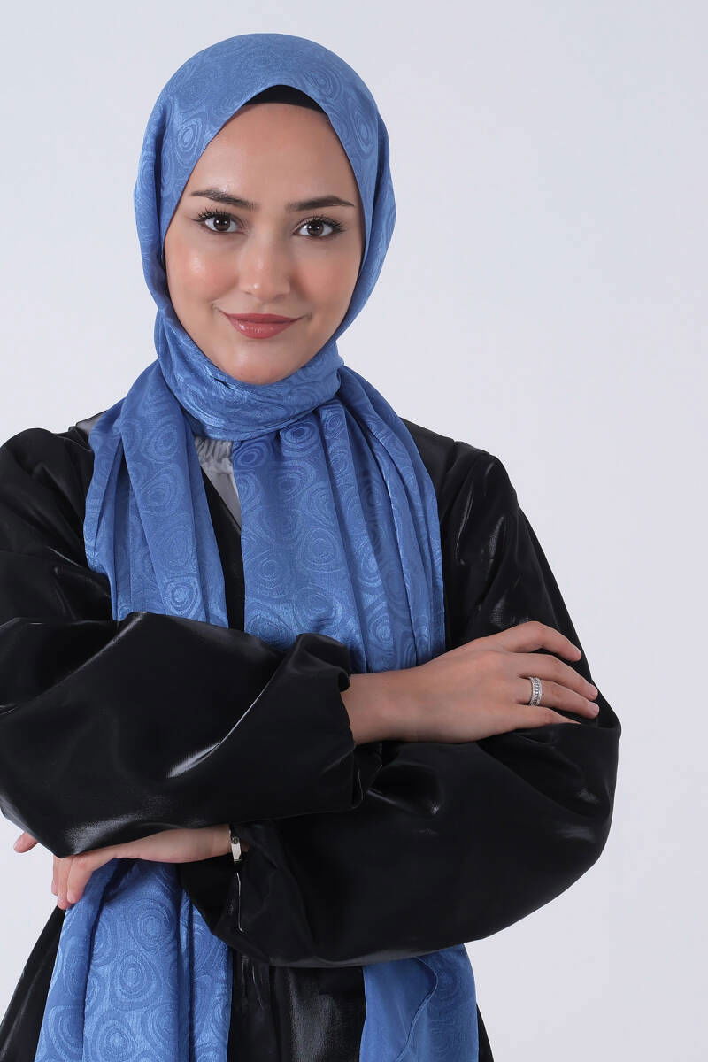 Mavi Nefes Jakar Şal 