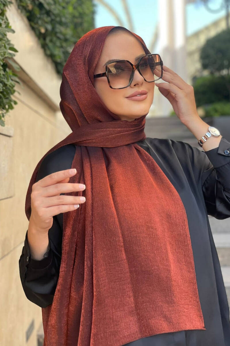 Oranj Işıltı Şal - harem